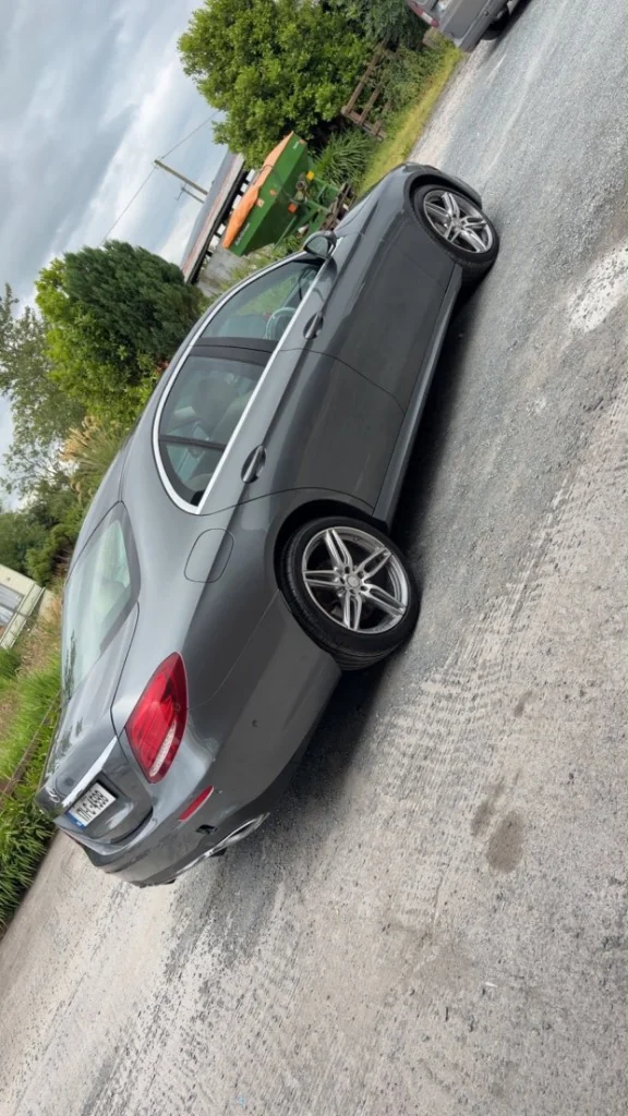 Mercedes after exterior detailing