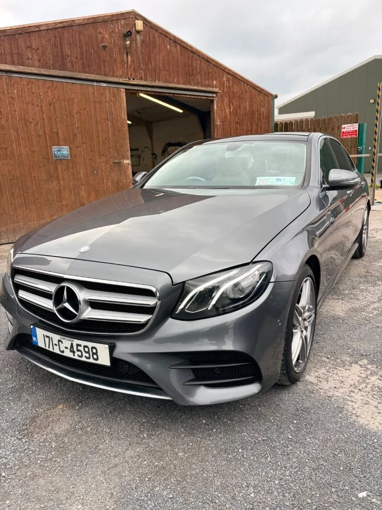 Mercedes paint correction and ceramic ready finish after Karno platinum detail