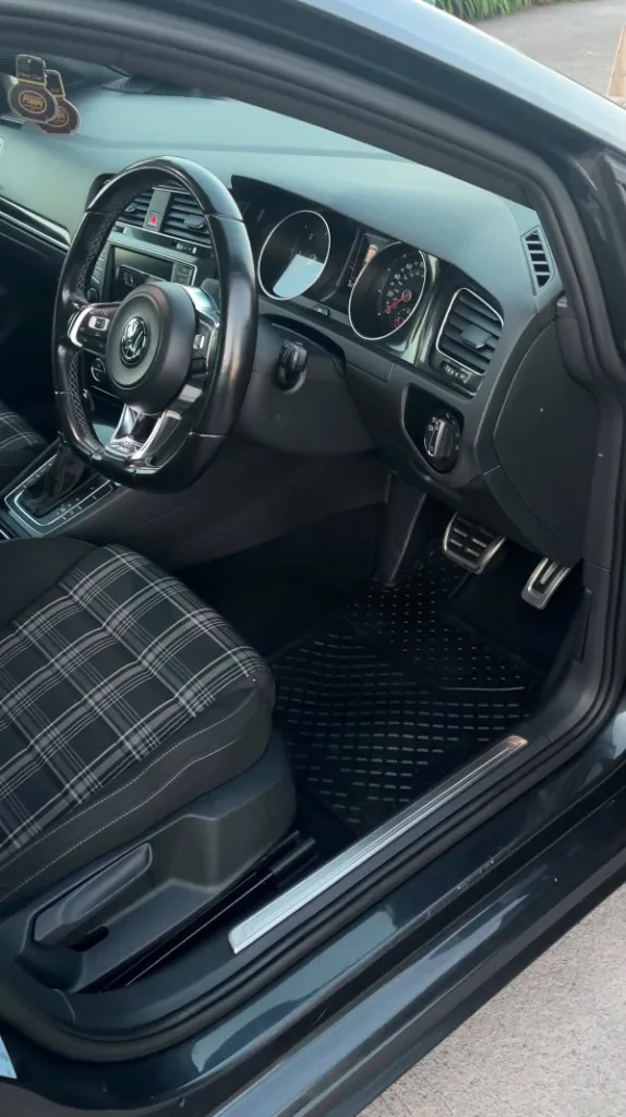 Volkswagen GTI interior after valet in Co. Cavan